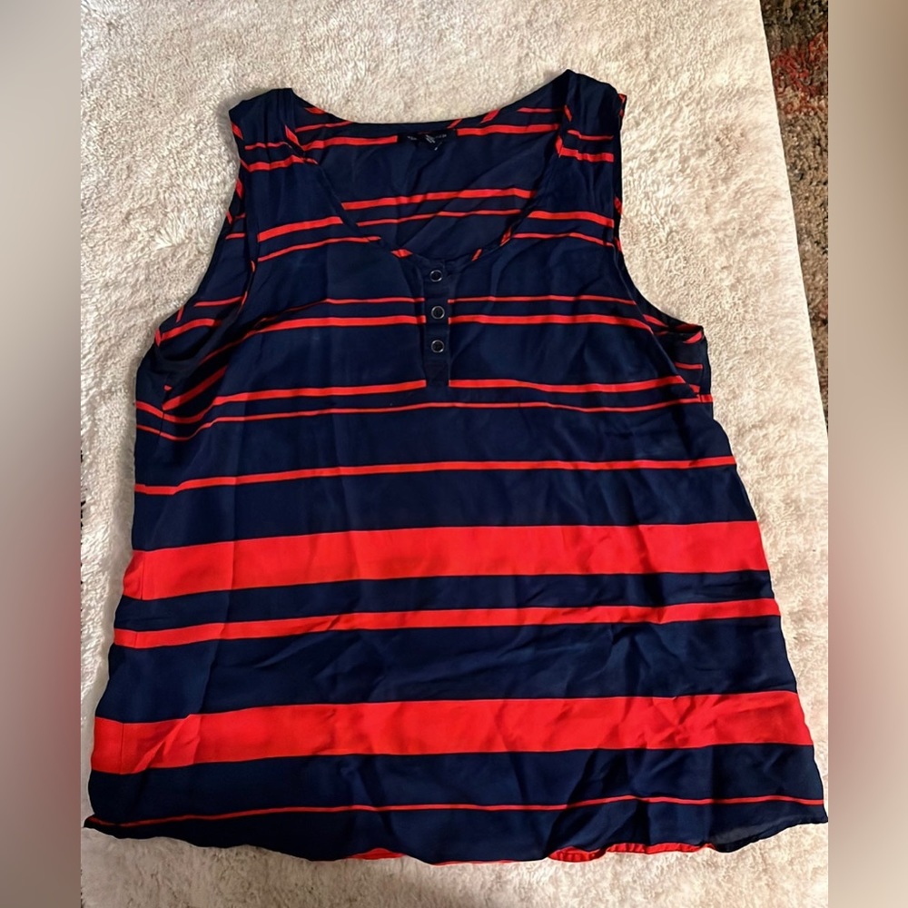 Tommy Hilfiger Women’s Striped Blue/Red Shirt